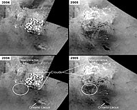 Cassini Finds Hyrocarbon Rains May Fill Titan Lakes