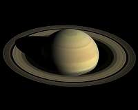 Saturn's bulging core implies moons younger than thought