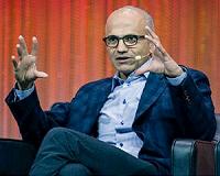 One year on, Nadella shifting focus at Microsoft