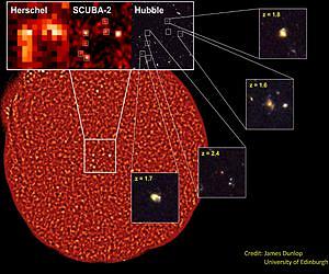 New SCUBA-2 camera reveals wild youth of the universe