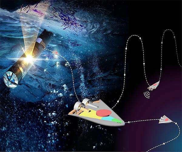 Swarm of Tiny Swimming Robots Could Look for Life on Distant Worlds