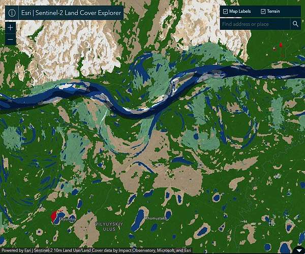 Esri releases new app to easily view and analyze global land-cover changes