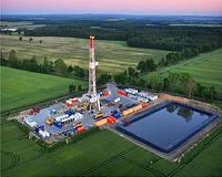 Light for British shale gas work turning green