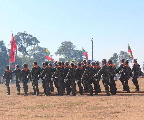 With homemade rifles, Myanmar self-defence groups take fight to junta