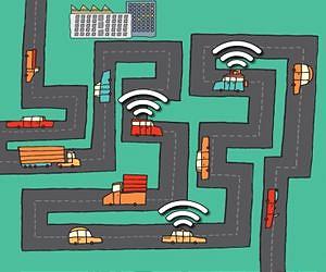 Sharing data links in networks of cars