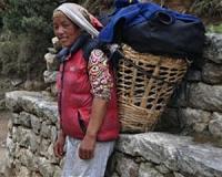 Nepal quake survivors turn porters to deliver aid
