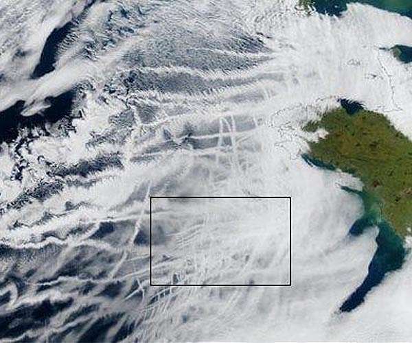 Reflectivity of ocean clouds drops as air pollution falls and global temperatures climb