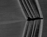NASA image of X-plane shows shockwaves caused by aircraft