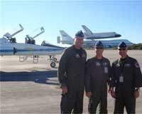 Sharks Fly With Shuttle On Return Trip