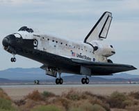 Space shuttle Discovery lands safely in California