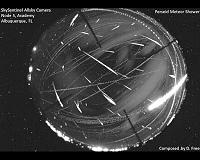 Time-lapse images reveal Perseid meteors around the globe