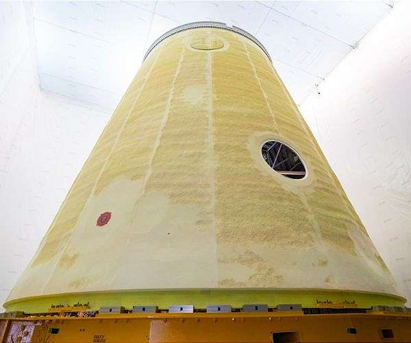 NASA Continues Progress on Artemis III Rocket Adapter with Key Joint Installation
