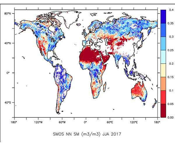 Forecasting fires with SMOS