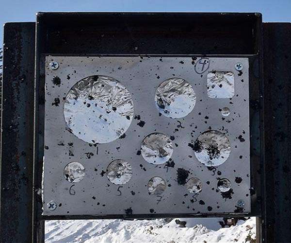 Useing packaged snow as explosion protection