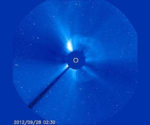The Sun Unleashes a Wide, but Benign, CME