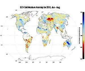 Soil Moisture Climate Data Record observed from Space