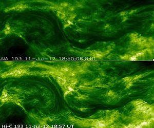 Solar Corona Revealed in Super-High-Definition