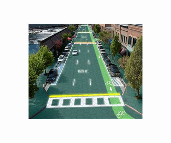 Peachtree Corners gets first road surface solar panels on autonomous vehicle lane
