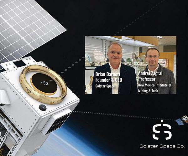 Solstar Space awarded Phase I STTR contract in partnership with AFWERX and SpaceWERX