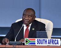 S.Africa's president condemns local police brutality at anti-racism rallies