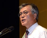 South Korean president lobbies US leaders on North Korea policy