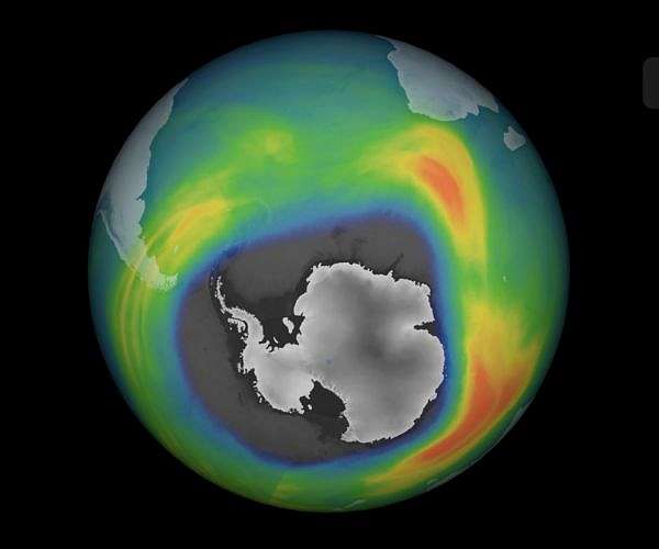 Satellite megaconstellations could impact ozone hole recovery