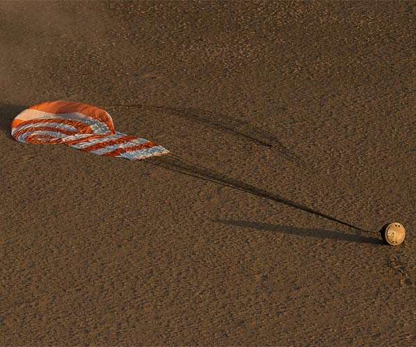 Russian cosmonauts return to Earth after record ISS stay