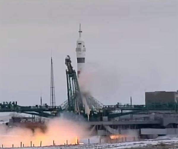 Russian rocket blasts off carrying Japanese billionaire to the ISS