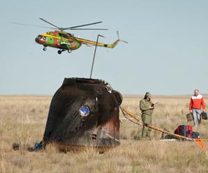 Three astronauts back on Earth from ISS: mission control