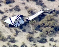 Virgin spaceship crashes in US desert, one pilot dead