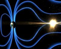 Breaking waves perturb Earth's magnetic field