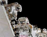Spacewalkers Complete Battery Swaps for Station Power Upgrades