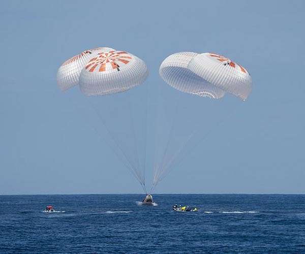 Four astronauts splash down after Axiom private mission