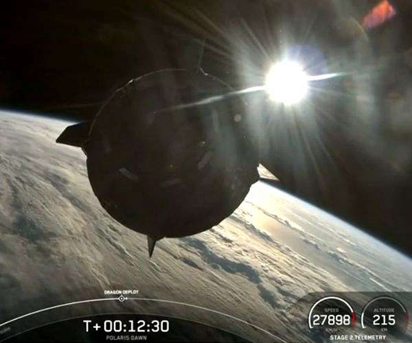 SpaceX launches all-civilian crew for first private spacewalk