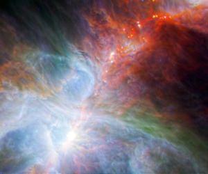 Young Stars Flicker Amidst Clouds of Gas and Dust