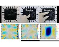 Spray coated tactile sensor on a 3D surface for robotic skin