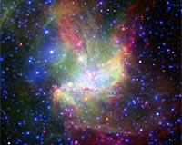 Splashy Portrait Helps Explain How Stars Form