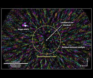 Astronomers Directly Image Massive Star's 'Super-Jupiter'