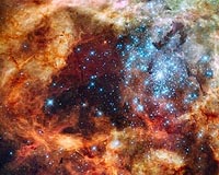 Hubble's Festive View of a Grand Star-Forming Region