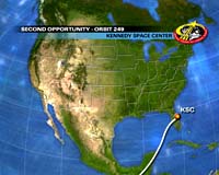 Shuttle Endeavour's landing delayed at Cape Canaveral
