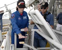 Astronauts Prepare For Countdown Rehearsal