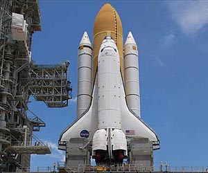 STS-133 Astronauts Arrive At Kennedy