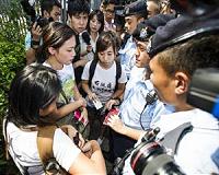 Thousands of Hong Kong students on strike for democracy