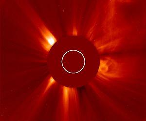 CME To Pass Earth, Messenger and Juno