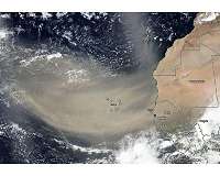 NASA Observes Large Saharan Dust Plume Over Atlantic Ocean