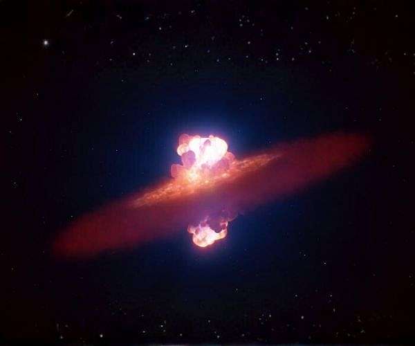 Radio view of rare supernova tracks dying star's final decade