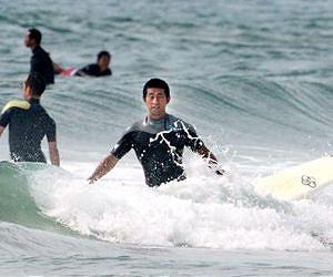 Sun, sand, surf and radiation in shadow of Fukushima