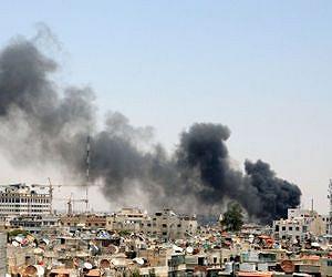 Air raids, bombs rock Damascus after truce failure