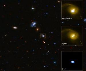 Giant Black Hole Kicked Out of Home Galaxy