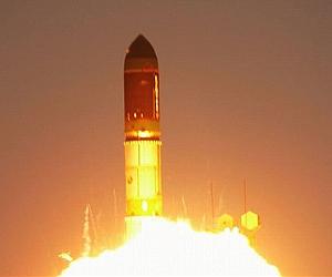 Converted Russian ICBM Takes German Satellite Into Orbit